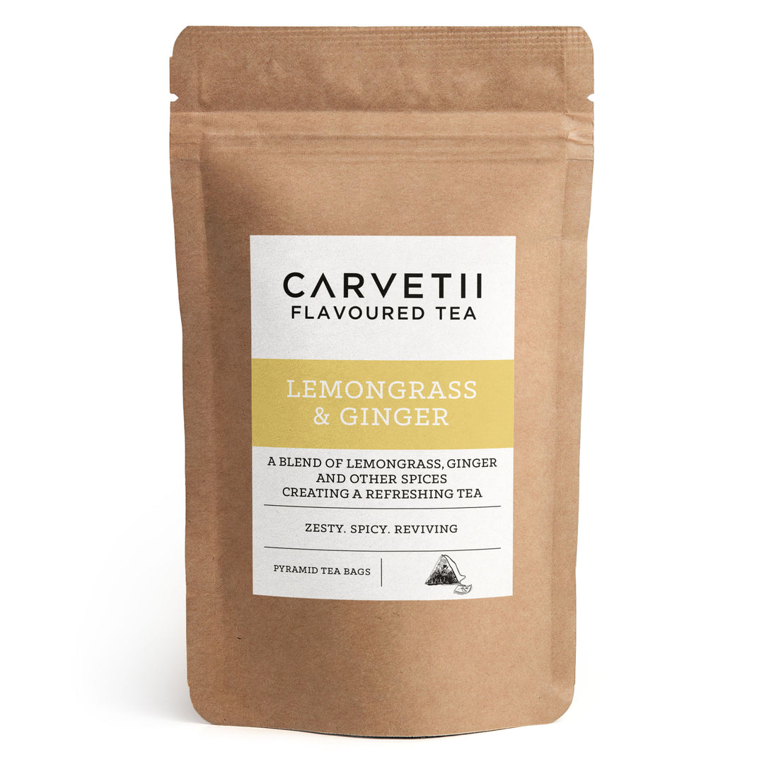 Lemongrass & Ginger Pyramid Tea Bags (pk 50)